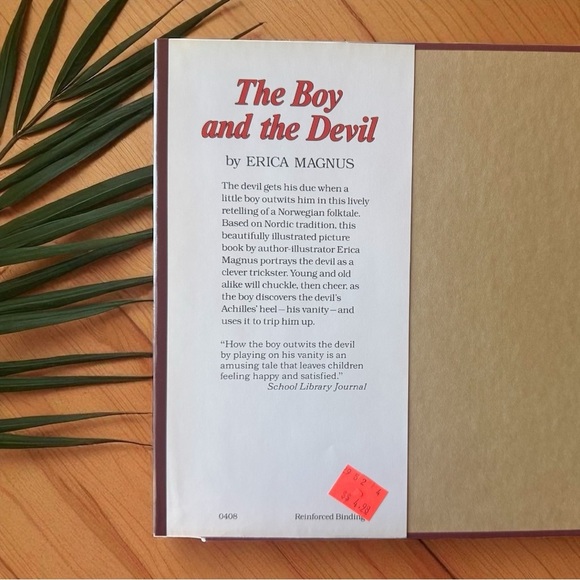 Vintage The Boy and the Devil by Erica Magnus – Hardcover 1980s Children’s Book - Picture 3 of 11